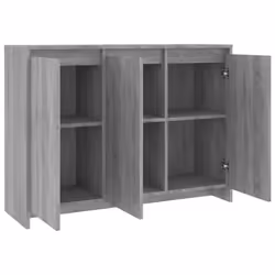 vidaXL Sideboard Storage Cupboard Cabinet Buffet Highboard Engineered Wood - grey sonoma - Additional view 5