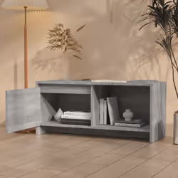 vidaXL TV Cabinet Chipboard Plasma Stereo Cabinet TV Unit Stand Multi Colours - grey sonoma - Additional view 4