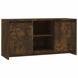 vidaXL TV Cabinet TV Stand Media TV Unit Entertainment Centre Engineered Wood - smoked oak