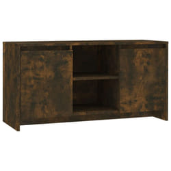 vidaXL TV Cabinet TV Stand Media TV Unit Entertainment Centre Engineered Wood - smoked oak