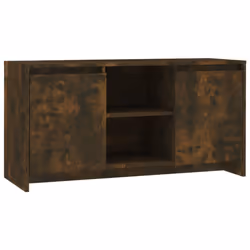 vidaXL TV Cabinet TV Stand Media TV Unit Entertainment Centre Engineered Wood - smoked oak
