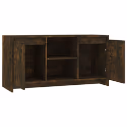vidaXL TV Cabinet TV Stand Media TV Unit Entertainment Centre Engineered Wood - smoked oak - Additional view 5
