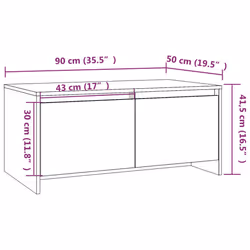 VidaXL 813031 coffee/side/end table - Additional view 8