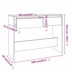 VidaXL 813035 coffee/side/end table - Additional view 8