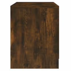 vidaXL 1/2x Bedside Cabinet Chipboard Home Side End Accent Table Multi Colours - smoked oak, 2 - Additional view 6