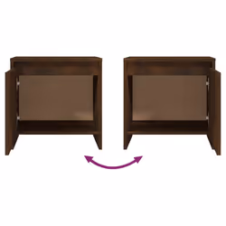 VidaXL 813044 nightstand/bedside table Oak - Additional view 8
