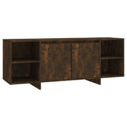 vidaXL TV Cabinet TV Stand Media TV Unit Entertainment Centre Engineered Wood - smoked oak