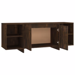 vidaXL TV Cabinet TV Stand Media TV Unit Entertainment Centre Engineered Wood - smoked oak - Additional view 5