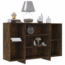 vidaXL Sideboard Chipboard Home Bedroom Side Cabinet Furniture Multi Colours - smoked oak - Additional view 3