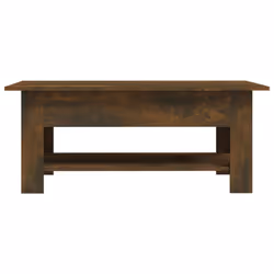 vidaXL Coffee Table Couch Table Hall End Center Accent Table Engineered Wood - smoked oak - Additional view 4