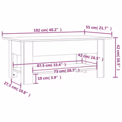 VidaXL 813075 coffee/side/end table - Additional view 7