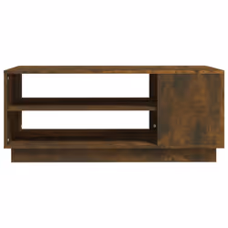 vidaXL Coffee Table Couch Table Hall End Center Accent Table Engineered Wood - smoked oak - Additional view 5