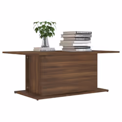 vidaXL Coffee Table Couch Table Hall End Center Accent Table Engineered Wood - brown oak - Additional view 3