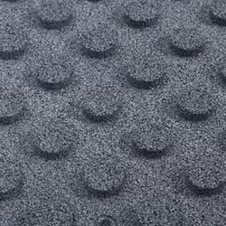 vidaXL 12x Fall Protection Tiles Rubber Grey Safety Floor Mat Playground Tile