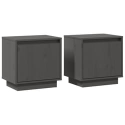 VidaXL 813310 nightstand/bedside table Grey