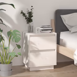 VidaXL 813317 nightstand/bedside table White