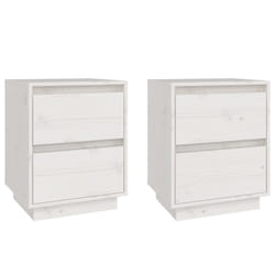 VidaXL 813318 nightstand/bedside table White