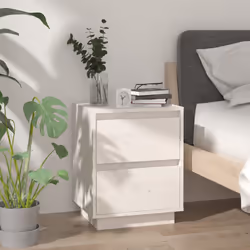 VidaXL 813318 nightstand/bedside table White