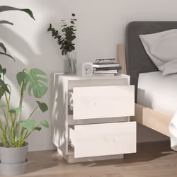 VidaXL 813318 nightstand/bedside table White - Additional view 4