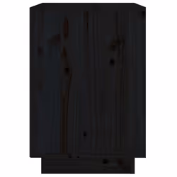 vidaXL 1/2x Solid Wood Pine Bedside Cabinet Storage Side Cabinet Multi Colours - black, 2 - Additional view 9