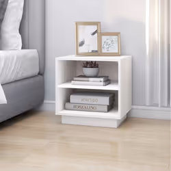 VidaXL 813328 nightstand/bedside table White - Additional view 4