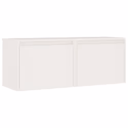 vidaXL Wall Cabinet Hanging Storage Cabinet Wall Cupboard Solid Wood Pine - white, 2 - Additional view 5