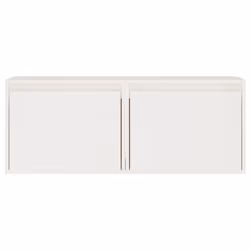 vidaXL Wall Cabinet Hanging Storage Cabinet Wall Cupboard Solid Wood Pine - white, 2 - Additional view 6