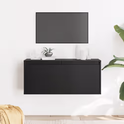 VidaXL 813463 shelve Pine Black