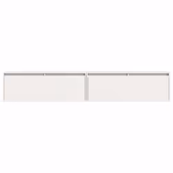 vidaXL Wall Cabinet Hanging Storage Cabinet Wall Cupboard Solid Wood Pine - white, 2 - Additional view 5