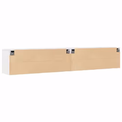vidaXL Wall Cabinet Hanging Storage Cabinet Wall Cupboard Solid Wood Pine - white, 2 - Additional view 7