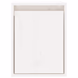 vidaXL Wall Cabinet Hanging Storage Cabinet Wall Cupboard Solid Wood Pine - white, 2 - Additional view 6