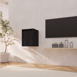 VidaXL 813483 shelve Pine Black