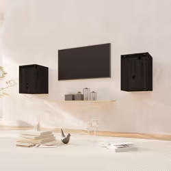 VidaXL 813484 shelve Pine Black
