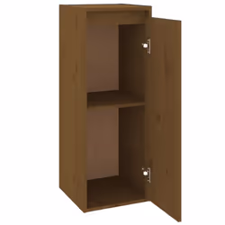 vidaXL 1/2x Solid Wood Pine Wall Cabinet Shelf Hanging Wall Unit Multi Colours - honey brown, 2 - Additional view 6