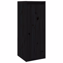 vidaXL 1/2x Solid Wood Pine Wall Cabinet Shelf Hanging Wall Unit Multi Colours - black, 2 - Additional view 5