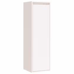 vidaXL Wall Cabinet Storage TV Cabinet TV Unit Hanging Cabinet Solid Wood Pine - white, 1