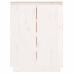 vidaXL Solid Wood Pine Shoe Cabinet Home Organiser Rack Shelf Multi Colours - white - Additional view 5