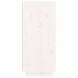 vidaXL Solid Wood Pine Shoe Cabinet Home Organiser Rack Shelf Multi Colours - white - Additional view 6