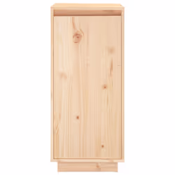 vidaXL Solid Wood Pine Shoe Cabinet Home Organiser Shoe Rack Multi Colours - brown - Additional view 5