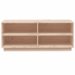 vidaXL Shoe Cabinet Home Organiser Shoe Rack Shoe Cupboard Solid Wood Pine - brown - Additional view 5