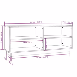 vidaXL Shoe Cabinet Home Organiser Shoe Rack Shoe Cupboard Solid Wood Pine - honey brown - Additional view 4
