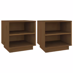 VidaXL 813332, Brown, Pinewood, 400 mm, 340 mm, 400 mm, 2 pc(s)