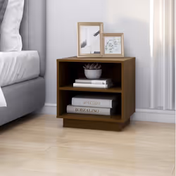 VidaXL 813332 nightstand/bedside table Brown - Additional view 4