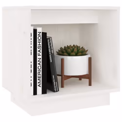 VidaXL 813338 nightstand/bedside table White - Additional view 4