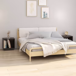 VidaXL 813340 nightstand/bedside table Grey
