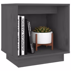 VidaXL 813340 nightstand/bedside table Grey - Additional view 4