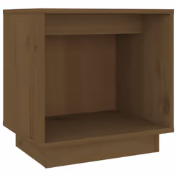 vidaXL 1/2x Solid Wood Pine Bedside Cabinet Storage Side Table Multi Colours - honey brown, 1