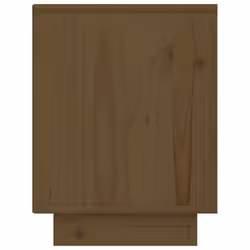 vidaXL 1/2x Solid Wood Pine Bedside Cabinet Storage Side Table Multi Colours - honey brown, 1 - Additional view 5