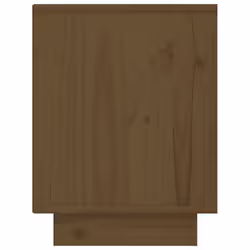 vidaXL 1/2x Solid Wood Pine Bedside Cabinet Storage Side Table Multi Colours - honey brown, 2 - Additional view 6