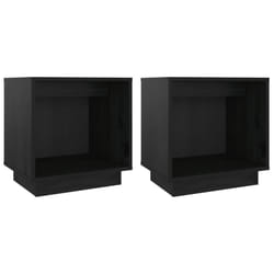 VidaXL 813344 nightstand/bedside table Black